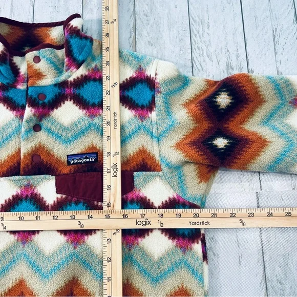 Patagonia Women's Lightweight Synchilla Snap-T Pullover Sz M - Picture 8 of 8